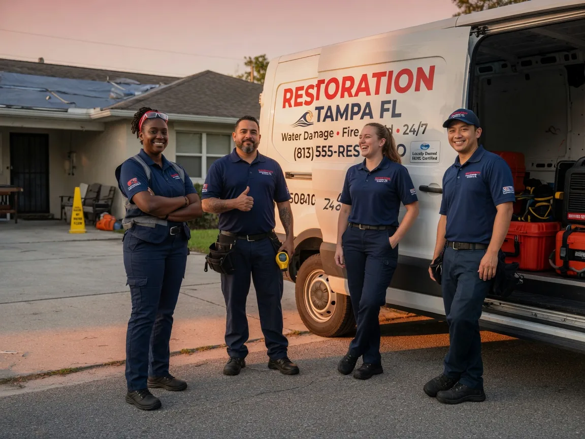 Water Damage Restoration company in Brisbin, PA
